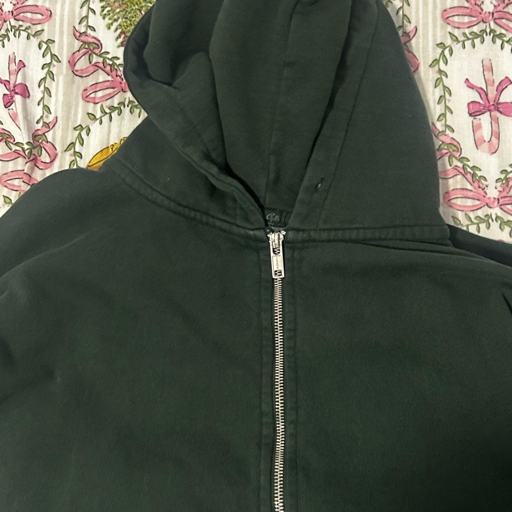 Green Hoodie Jacket